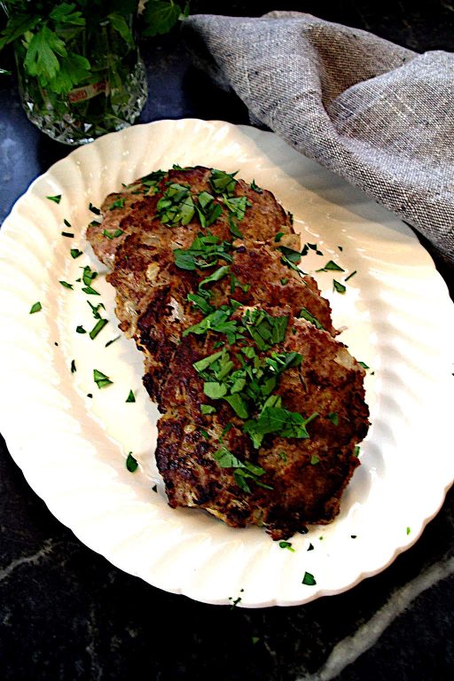 Turkey Burgers on a serving plate