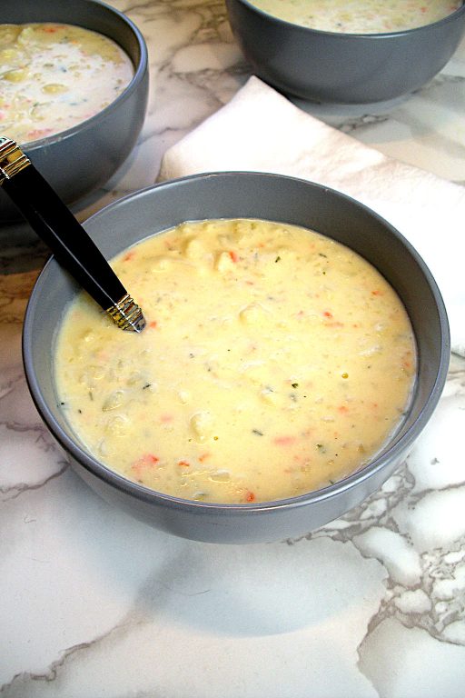 Bowls of Cauliflower Soup