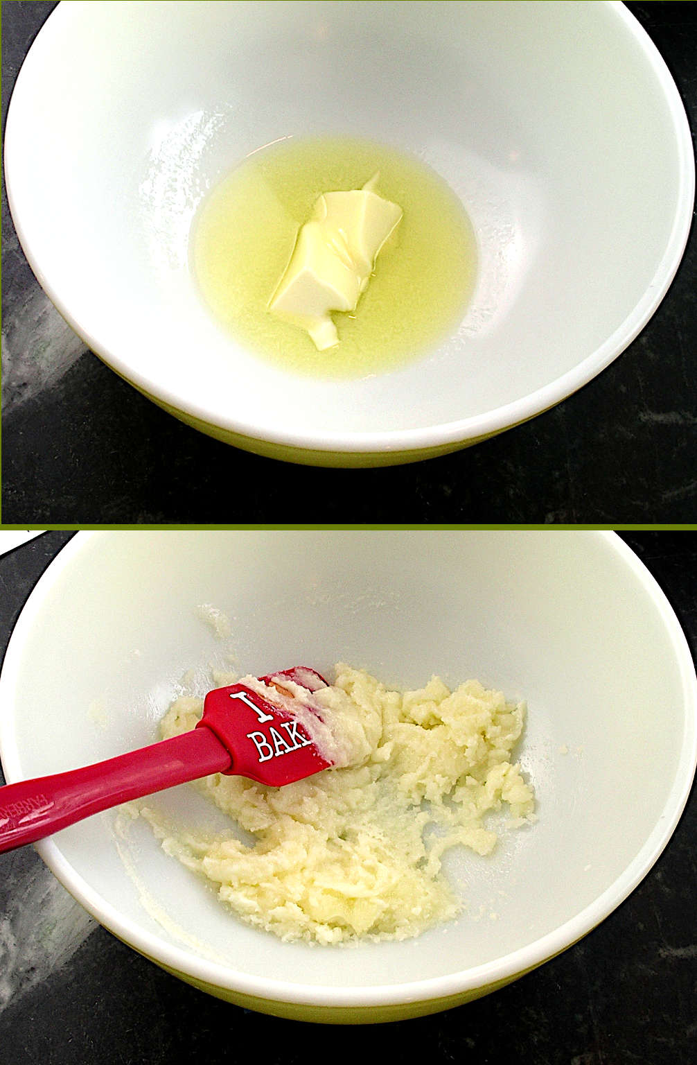 Creaming butter and sugar for meal-in-a-muffin